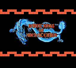 Bandit Kings of Ancient China screenshot 3 for NES
